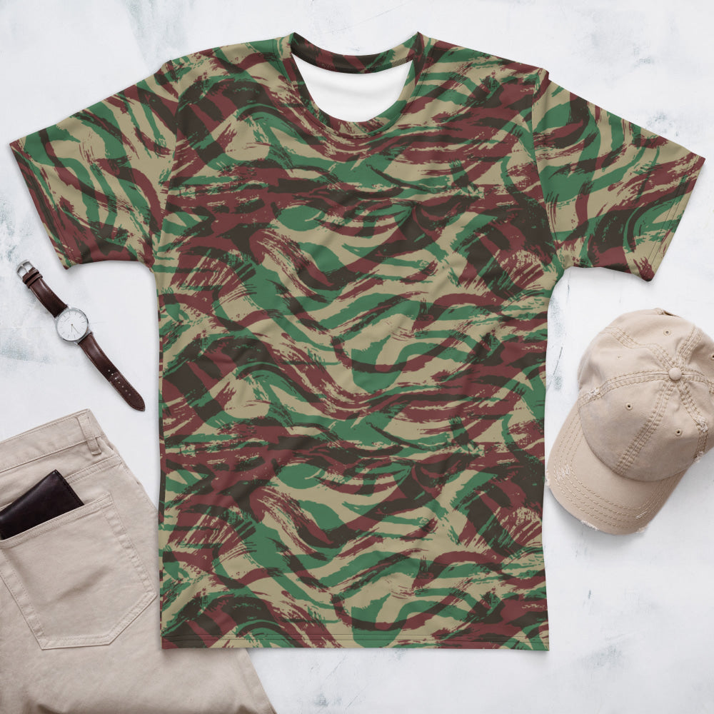 French Lizard D Algerian War CAMO Men’s t-shirt - XS - Mens T-Shirt