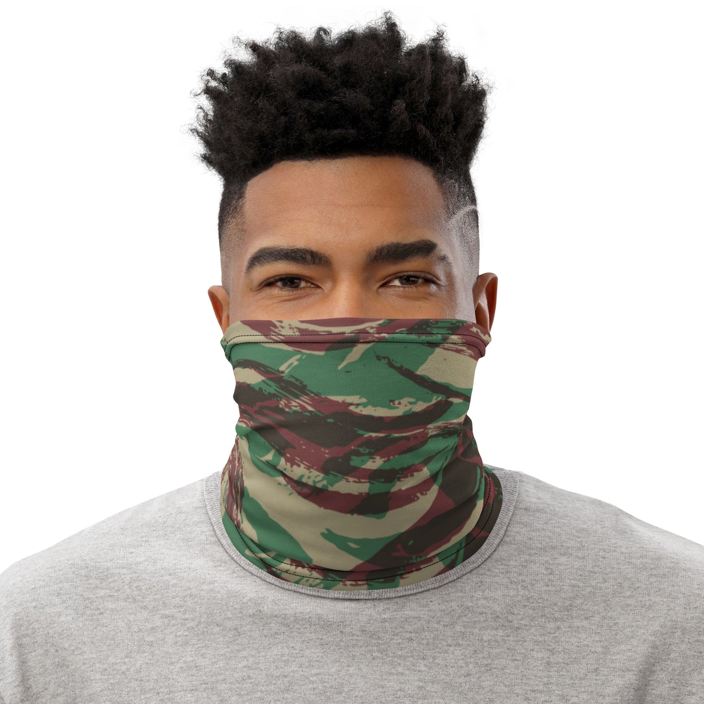 French Lizard D Algerian War CAMO Neck Gaiter Gaiters