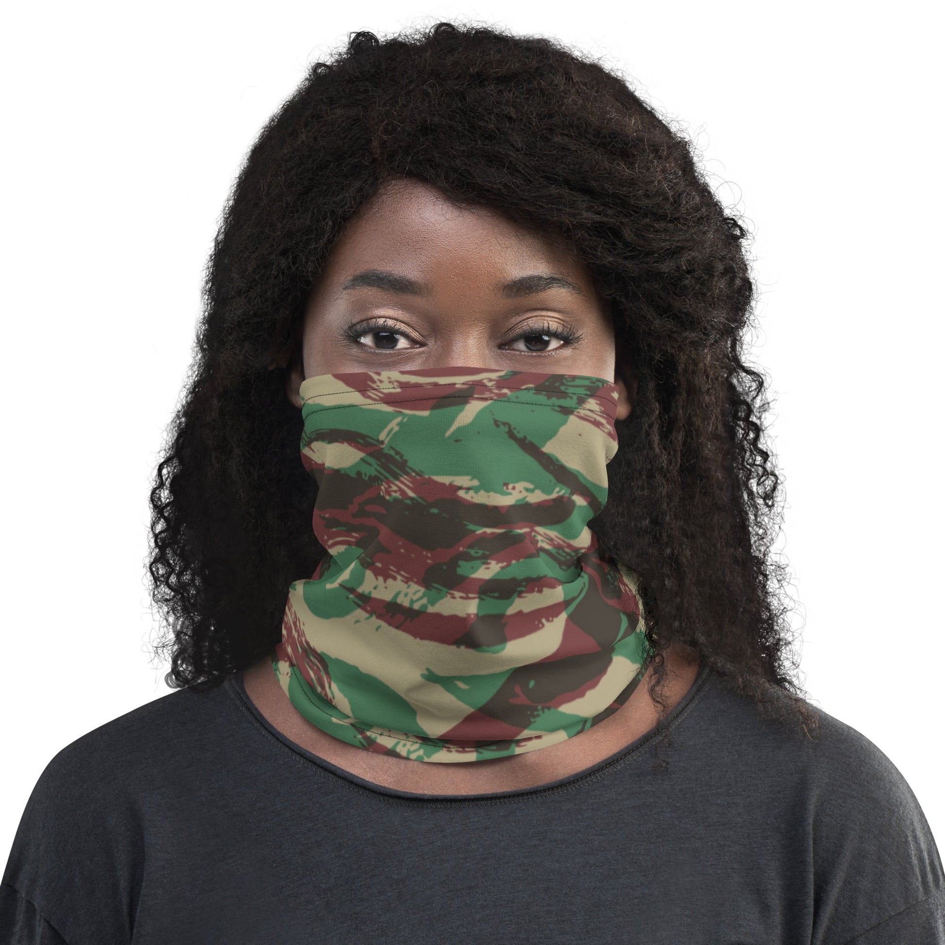 French Lizard D Algerian War CAMO Neck Gaiter Gaiters