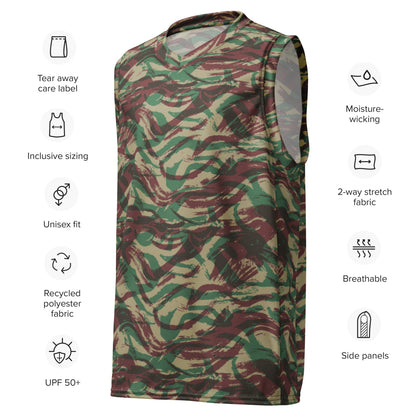 French Lizard D Algerian War CAMO unisex basketball jersey - Unisex Basketball Jersey