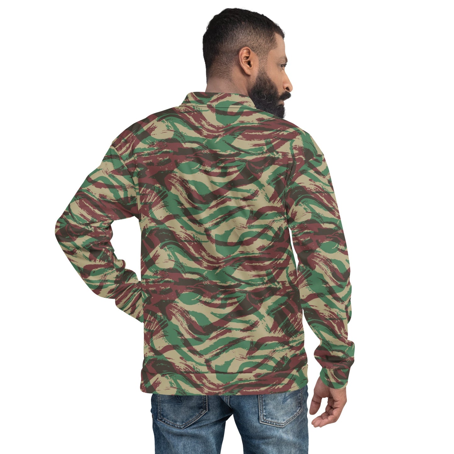 French Lizard D Algerian War CAMO Unisex Bomber Jacket - Jackets