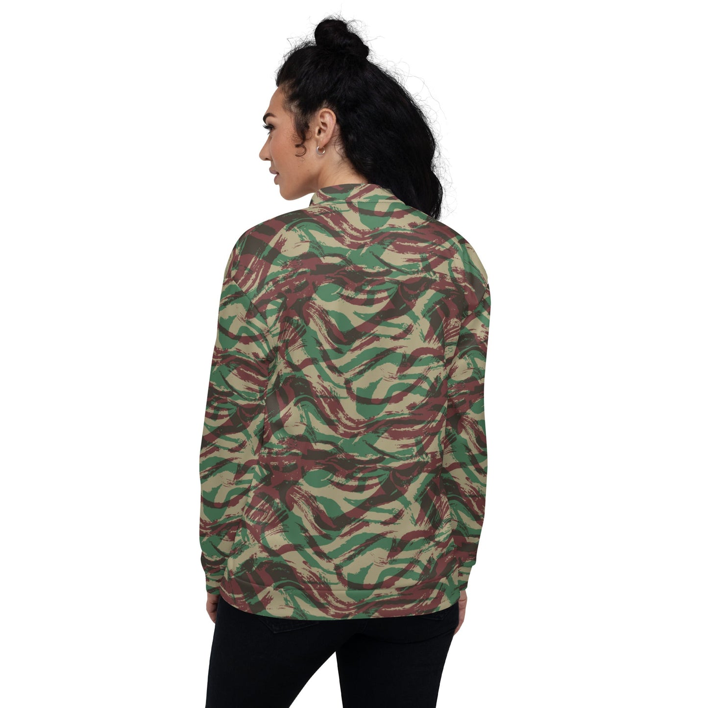 French Lizard D Algerian War CAMO Unisex Bomber Jacket - Jackets