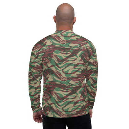 French Lizard D Algerian War CAMO Unisex Bomber Jacket - Jackets