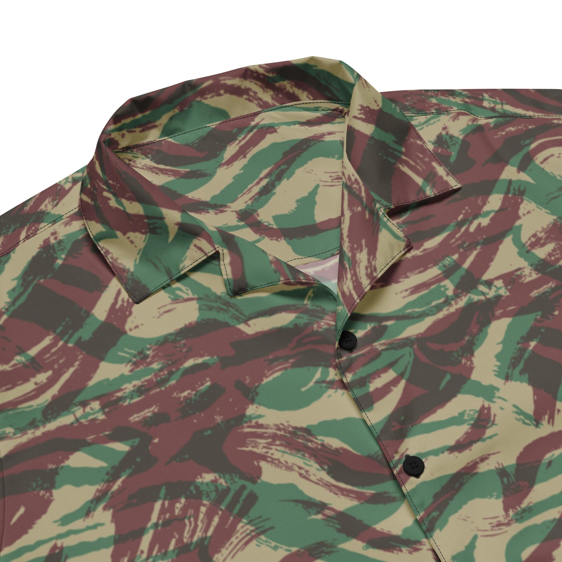 French Lizard D Algerian War CAMO Unisex button shirt - Button Shirt