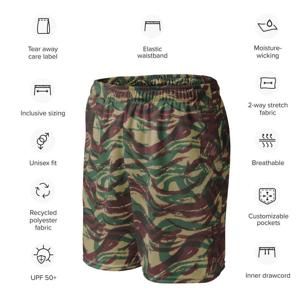 French Lizard D Algerian War CAMO Unisex mesh shorts - Mesh Shorts