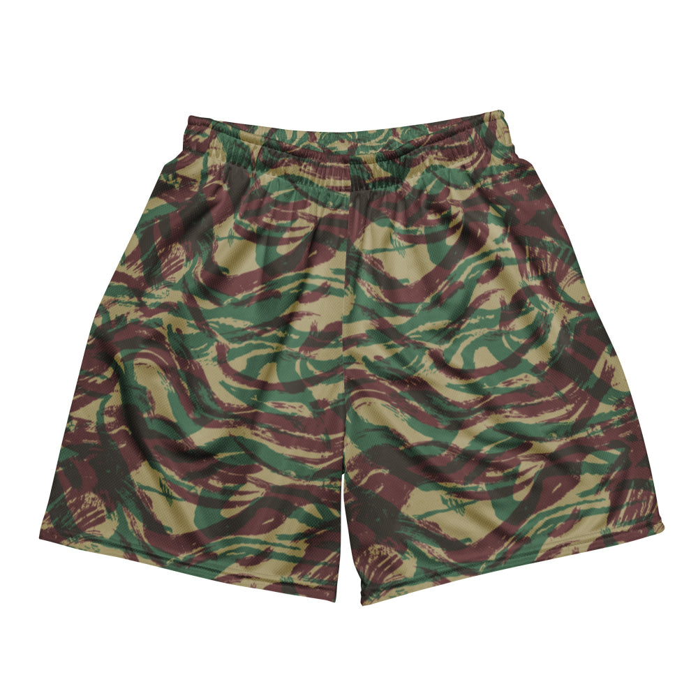 French Lizard D Algerian War CAMO Unisex mesh shorts - 2XS - Mesh Shorts