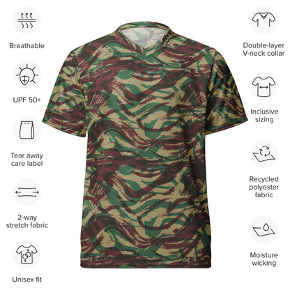 French Lizard D Algerian War CAMO unisex sports jersey Sports Jerseys