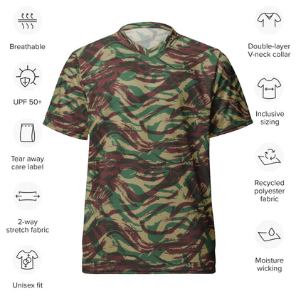 French Lizard D Algerian War CAMO unisex sports jersey - Unisex Sports Jersey