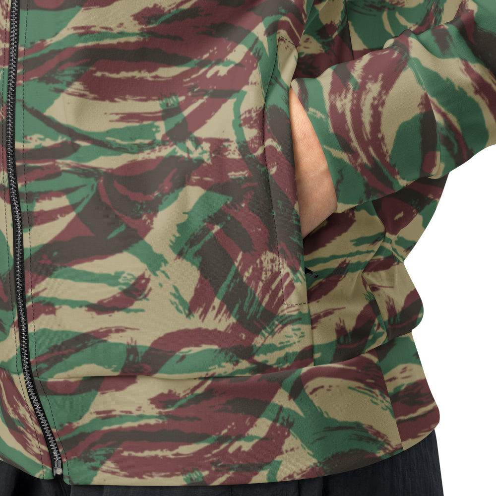 French Lizard D Algerian War CAMO Unisex track jacket - Track Jacket