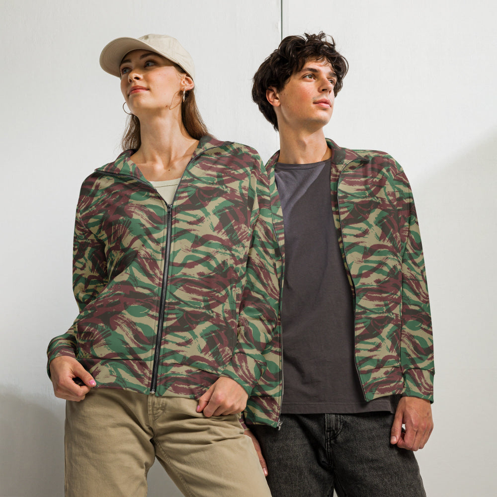 French Lizard D Algerian War CAMO Unisex track jacket - Track Jacket