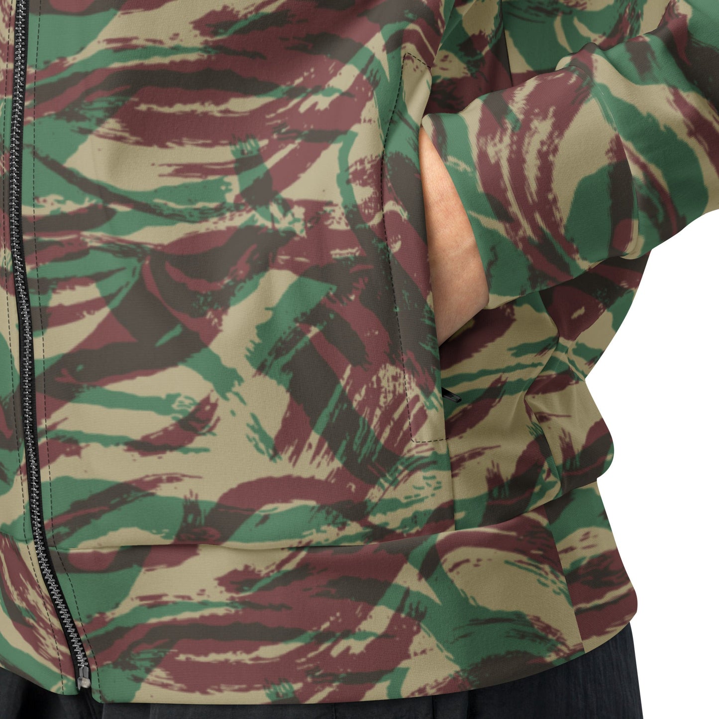 French Lizard D Algerian War CAMO Unisex track jacket - Track Jackets