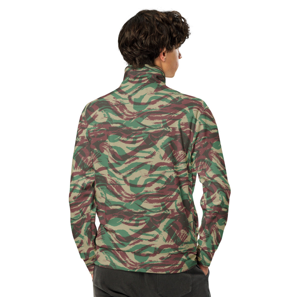 French Lizard D Algerian War CAMO Unisex track jacket - Track Jacket