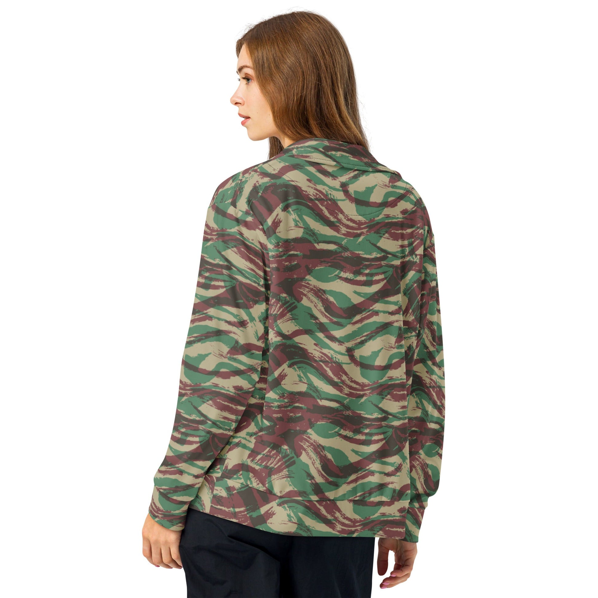 French Lizard D Algerian War CAMO Unisex track jacket - Track Jackets