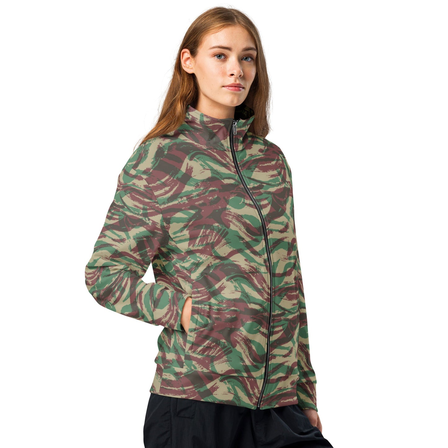 French Lizard D Algerian War CAMO Unisex track jacket - Track Jackets