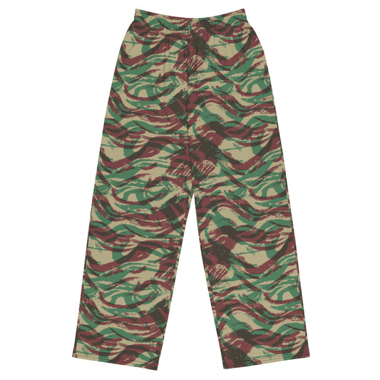 French Lizard D Algerian War CAMO unisex wide-leg pants - 2XS - Unisex Wide-Leg Pants