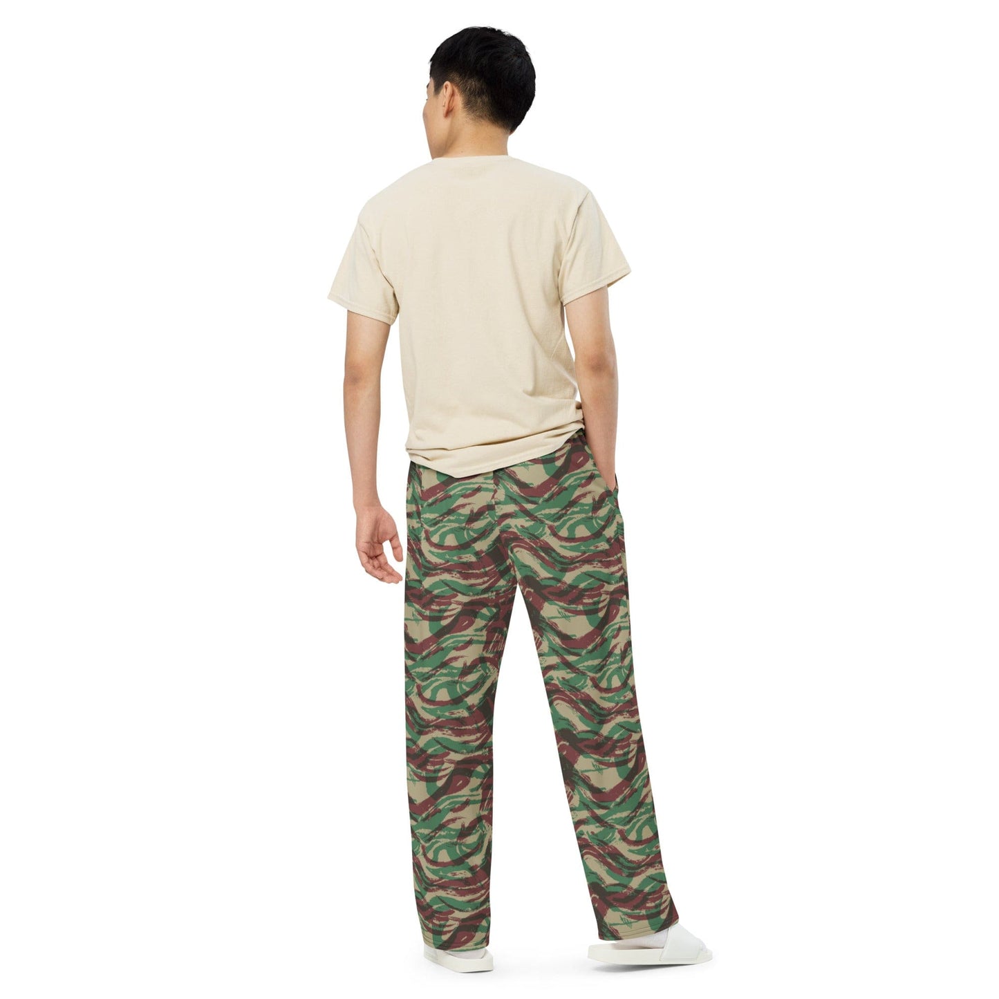 French Lizard D Algerian War CAMO unisex wide-leg pants - Unisex Wide-Leg Pants