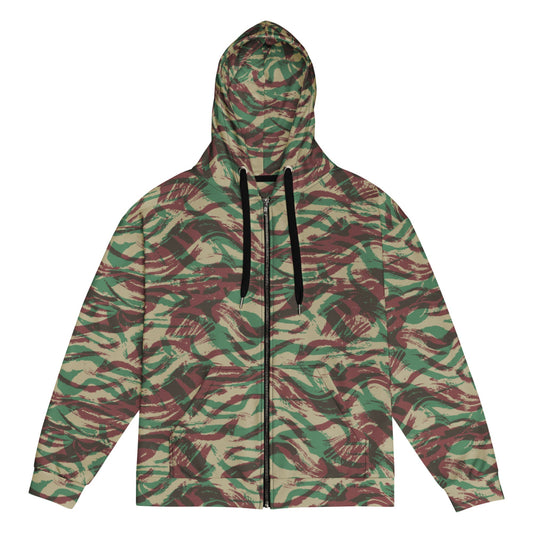 French Lizard D Algerian War CAMO Unisex zip hoodie - Zip Hoodie