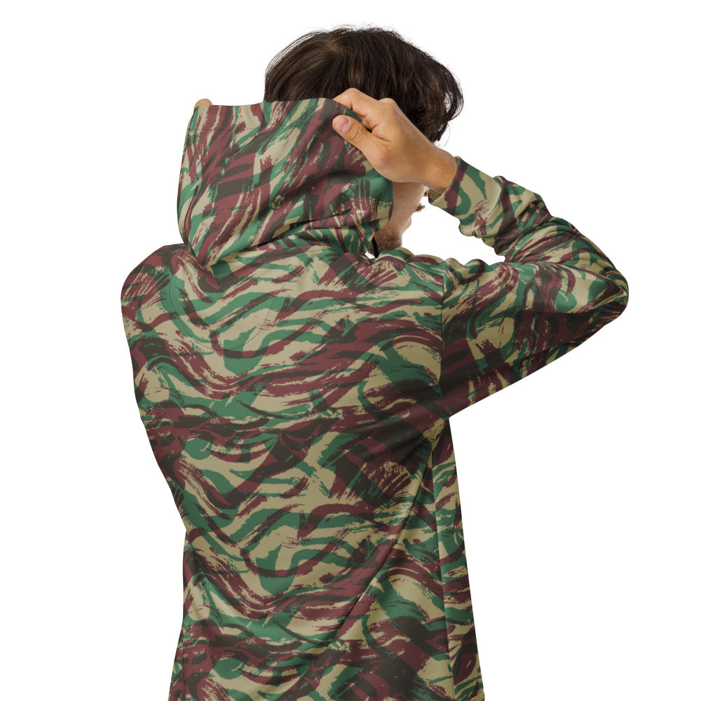 French Lizard D Algerian War CAMO Unisex zip hoodie - Zip Hoodie