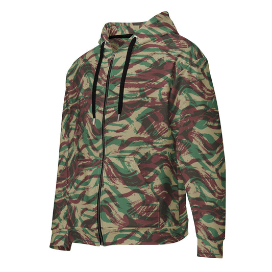 French Lizard D Algerian War CAMO Unisex zip hoodie Zip Hoodies