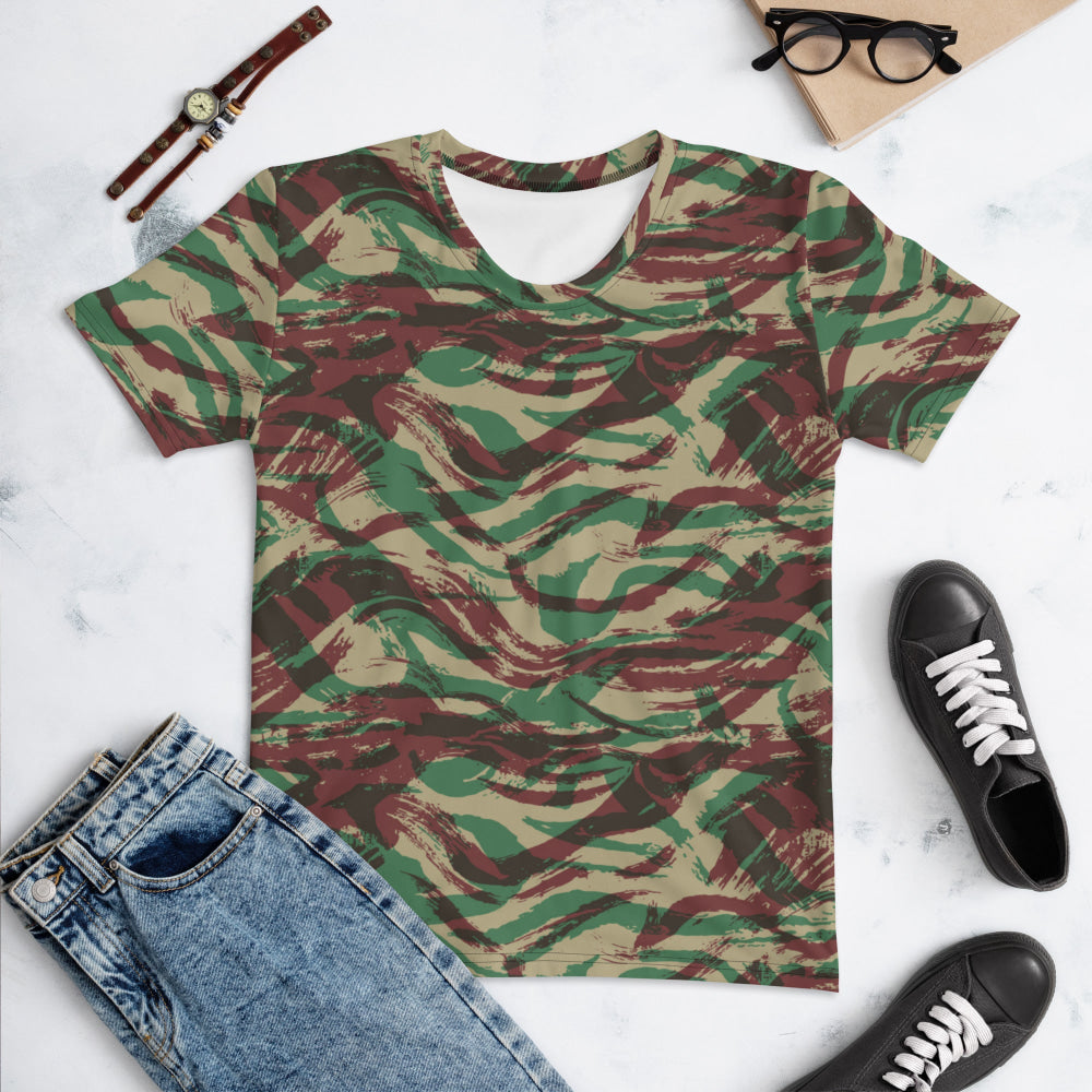 French Lizard D Algerian War CAMO Women’s T-shirt - Womens T-Shirt