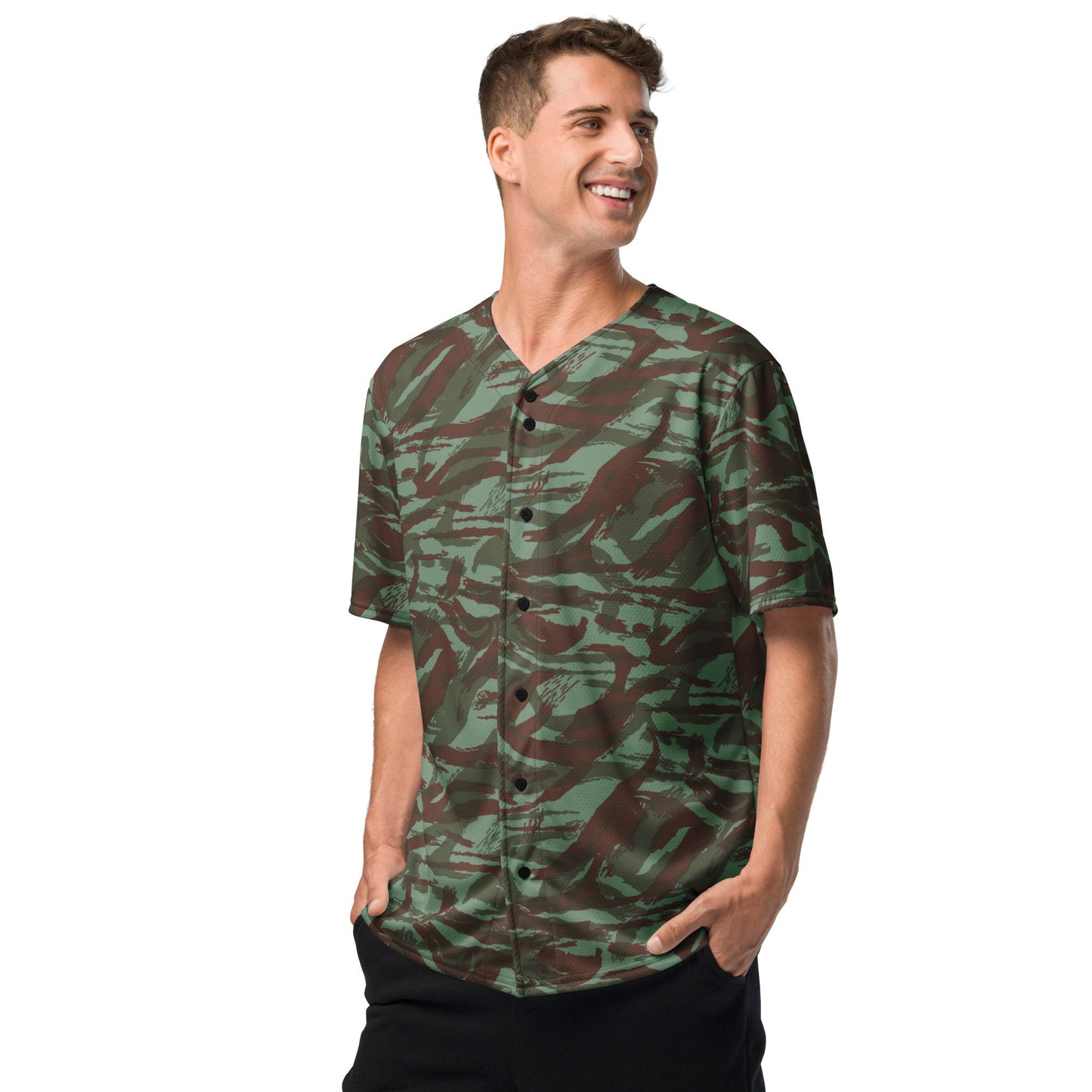 French Lizard Foreign Legion CAMO baseball jersey - Baseball Jerseys