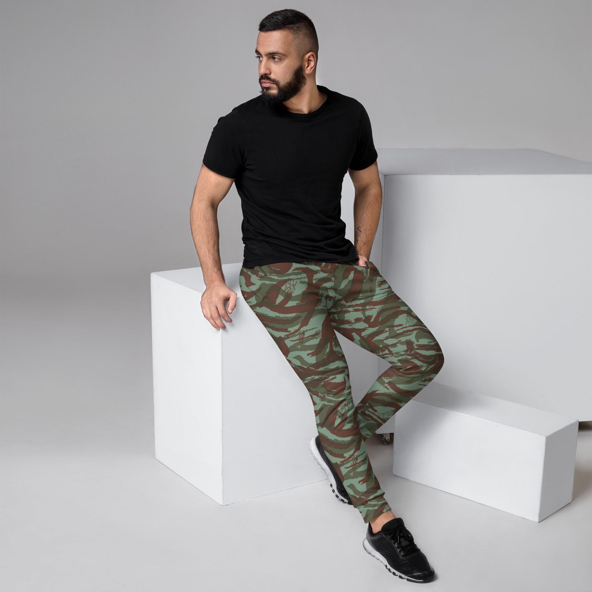 French Lizard Foreign Legion CAMO Mens Joggers - XS