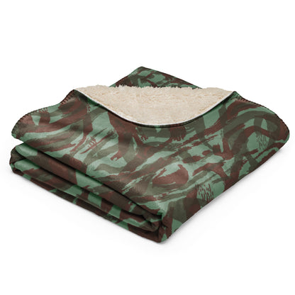 French Lizard Foreign Legion CAMO Sherpa blanket - Blankets