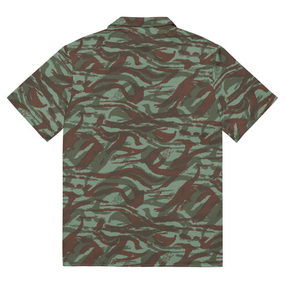 French Lizard Foreign Legion CAMO Unisex button shirt - Button Shirts