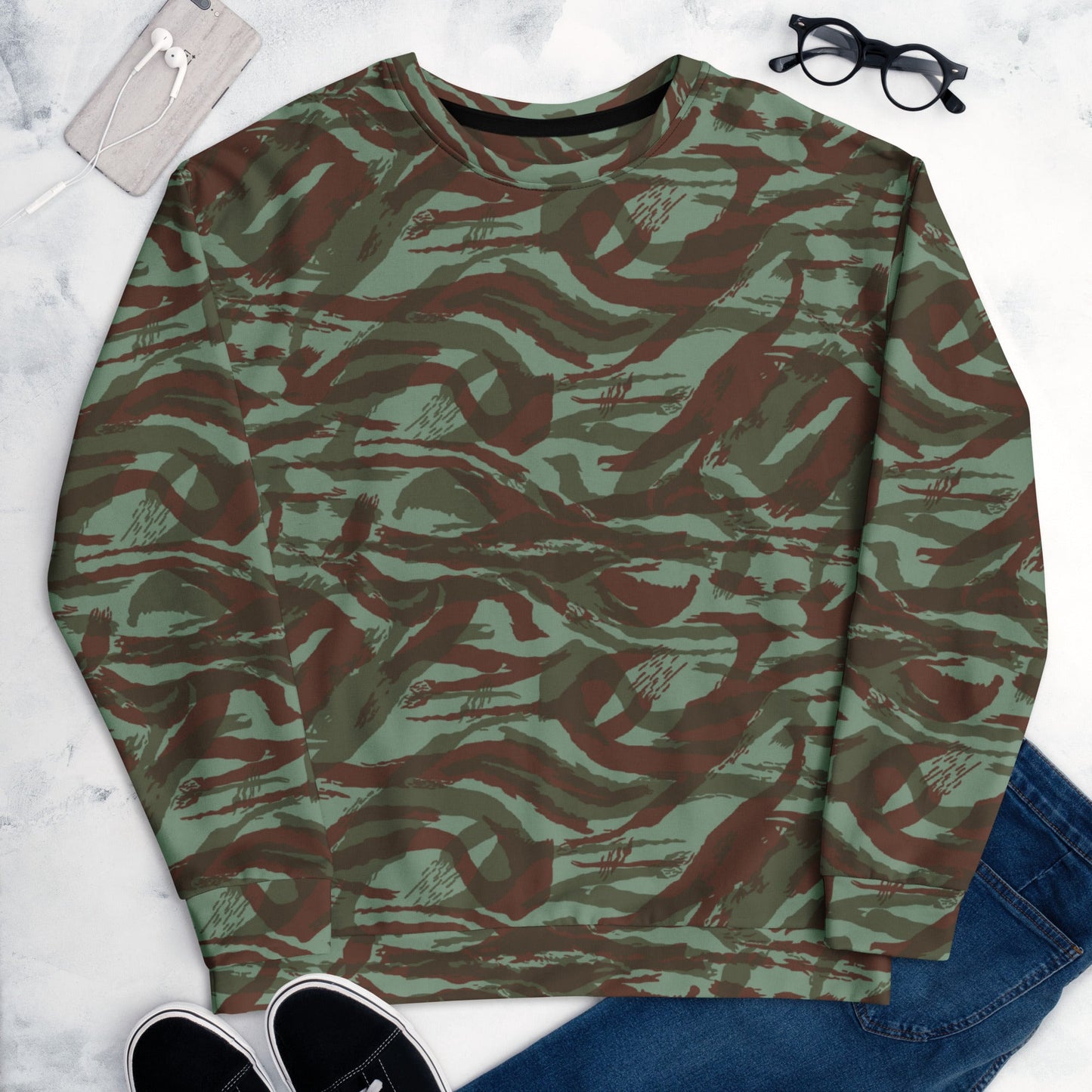 French Lizard Foreign Legion CAMO Unisex Sweatshirt - Sweatshirts