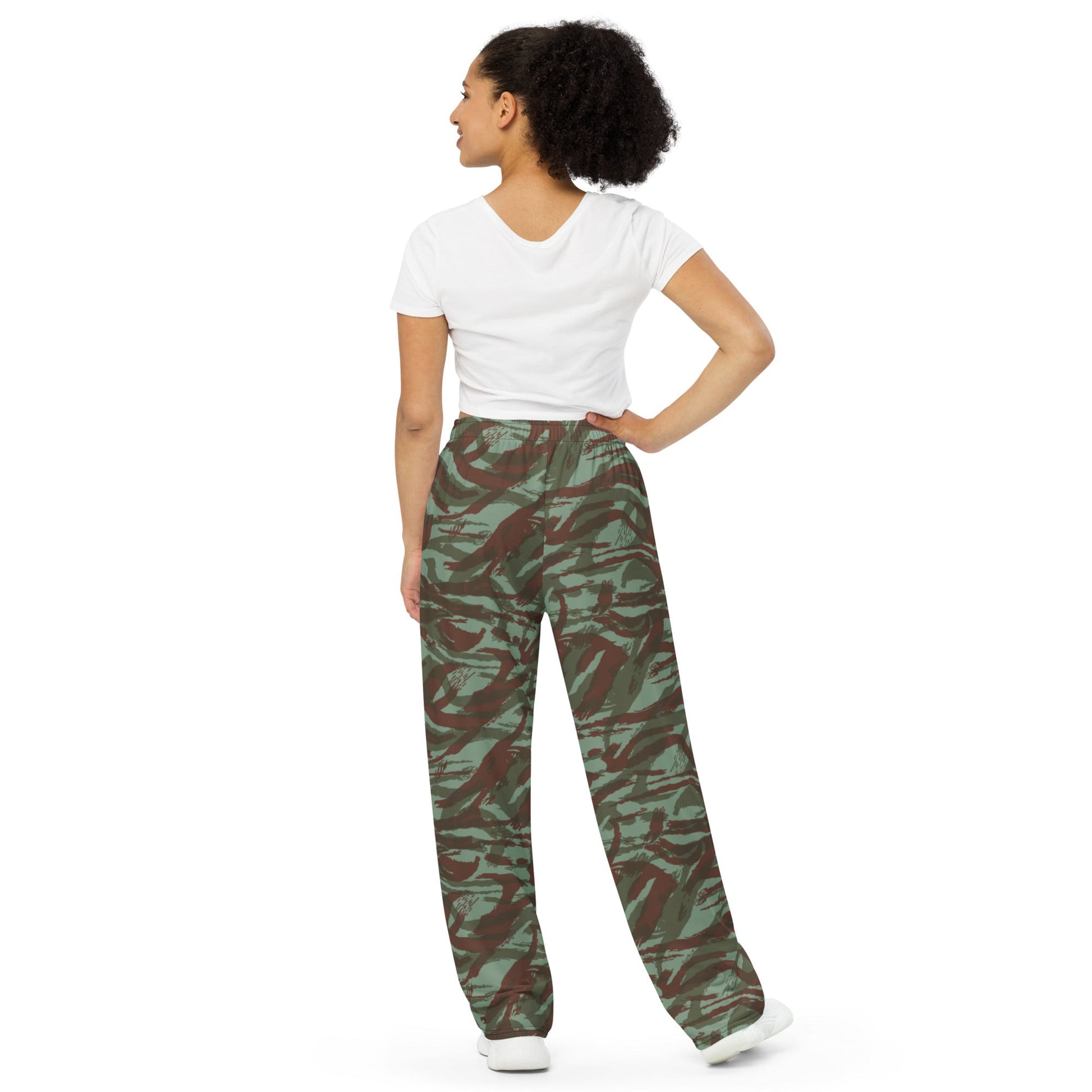 French Lizard Foreign Legion CAMO unisex wide-leg pants - Wide-leg Pants