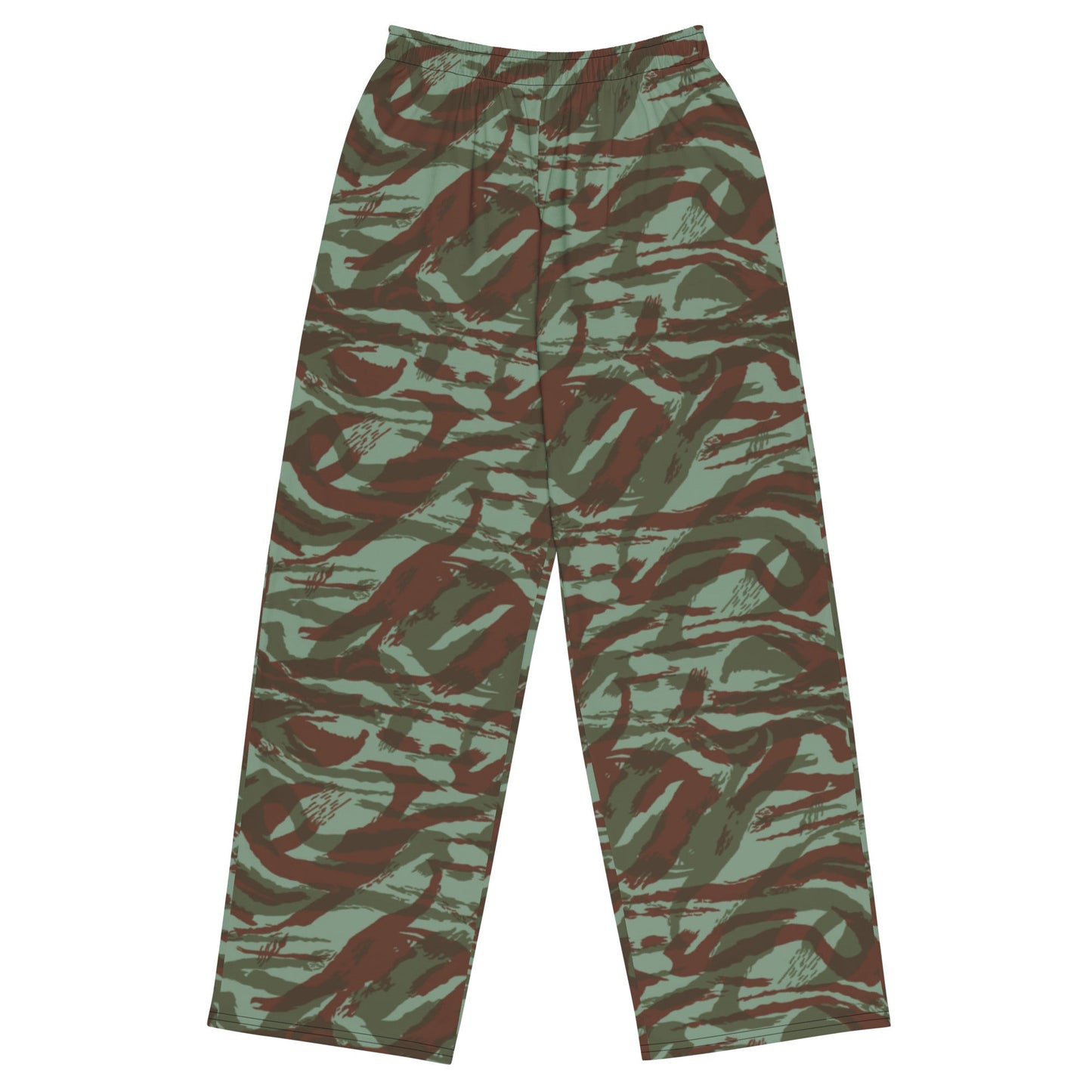 French Lizard Foreign Legion CAMO unisex wide-leg pants - 2XS - Wide-leg Pants