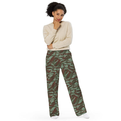 French Lizard Foreign Legion CAMO unisex wide-leg pants - Wide-leg Pants