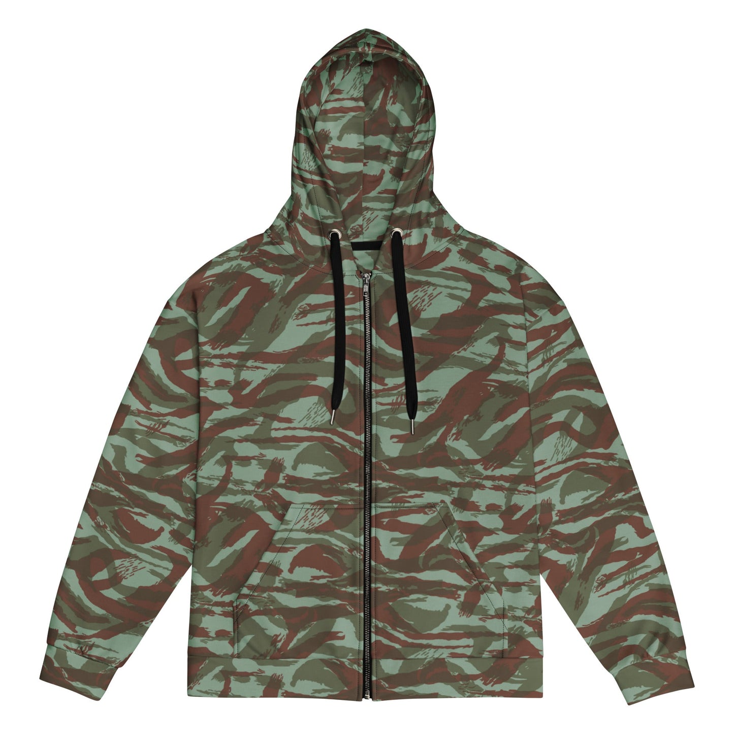 French Lizard Foreign Legion CAMO Unisex Zip Hoodie - 2XS