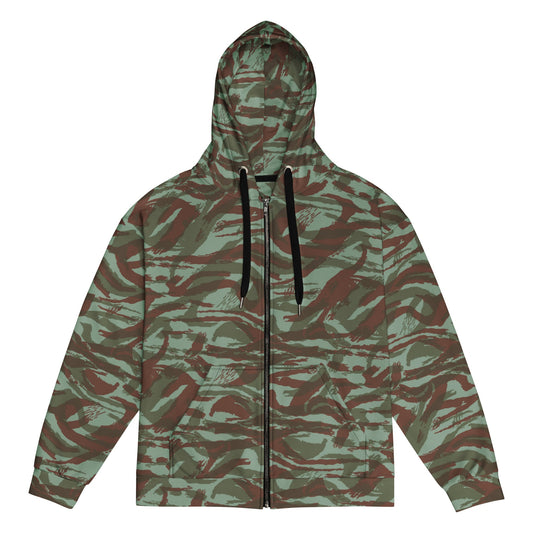 French Lizard Foreign Legion CAMO Unisex zip hoodie - 2XS - Zip Hoodies