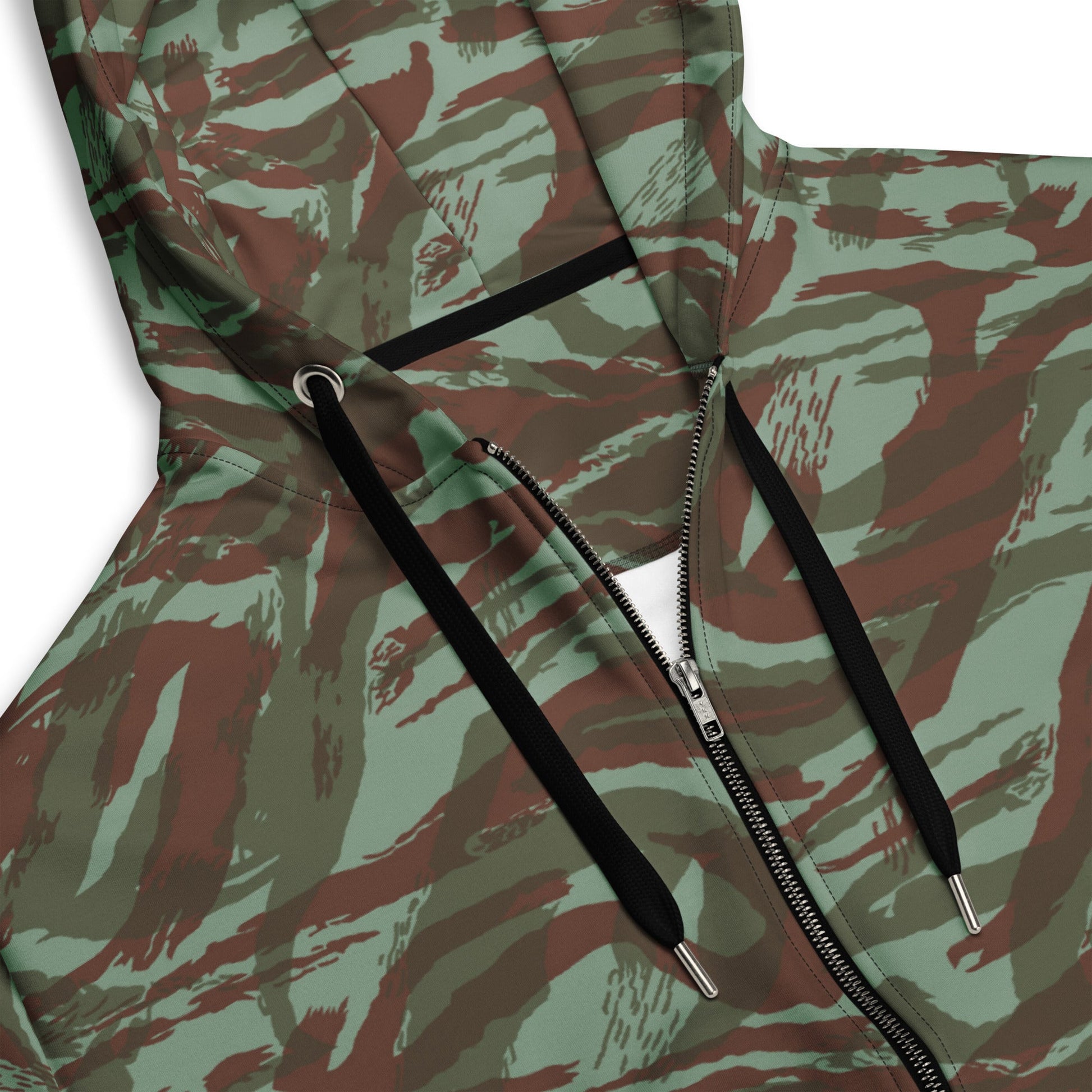 French Lizard Foreign Legion CAMO Unisex Zip Hoodie