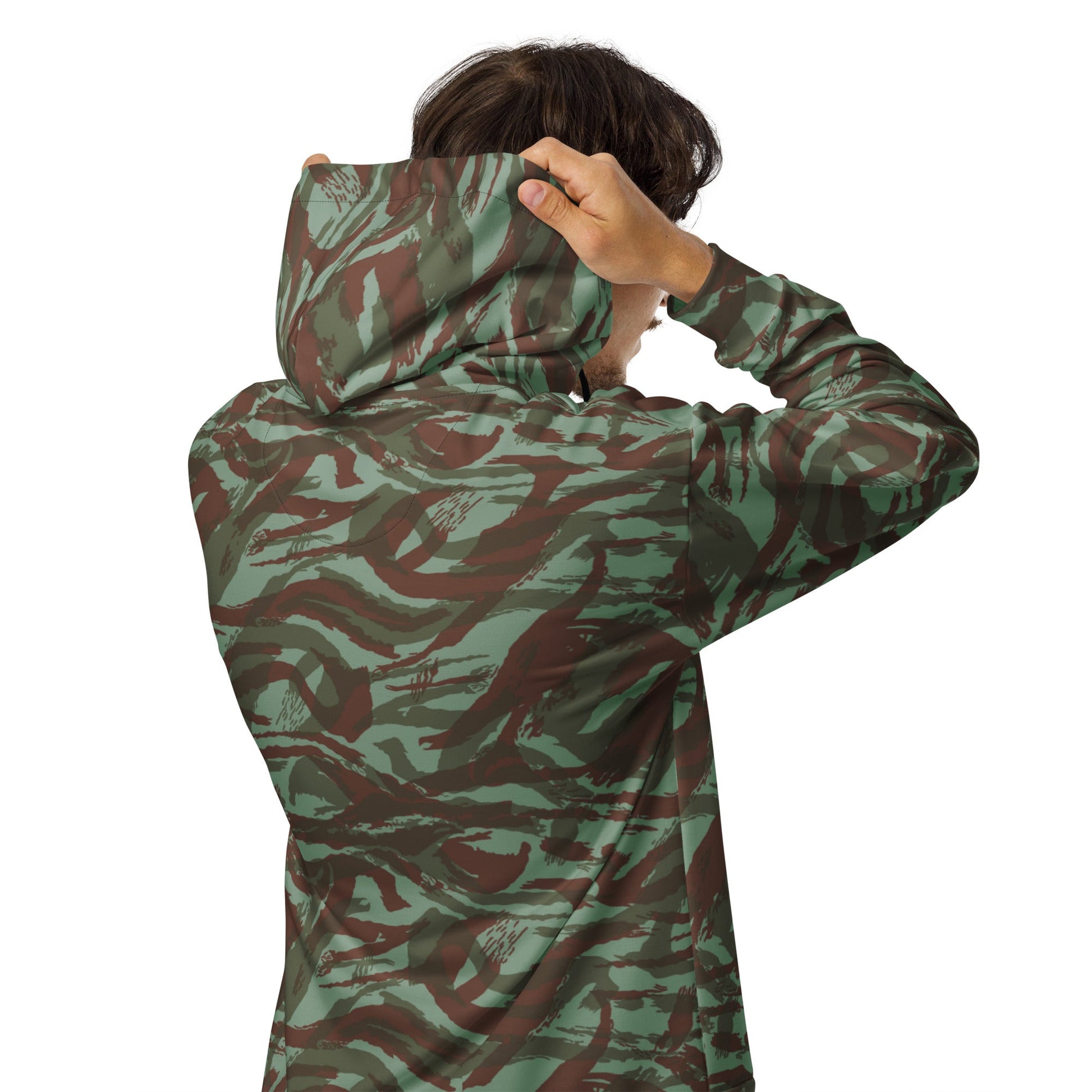French Lizard Foreign Legion CAMO Unisex Zip Hoodie
