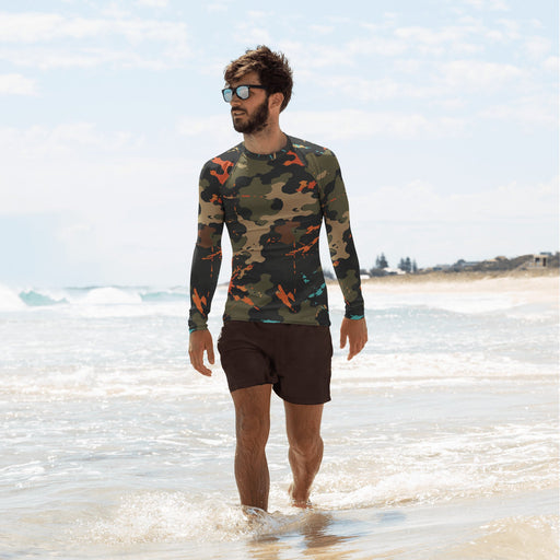 Friendly Fire Team Kill CAMO Men’s Rash Guard - XS