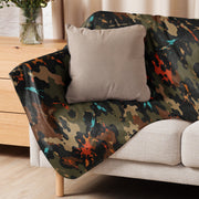 Friendly Fire Team Kill CAMO Sherpa Blanket