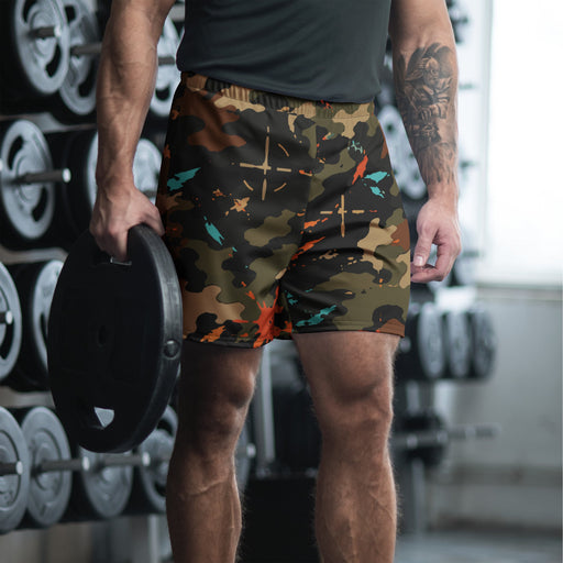 Friendly Fire Team Kill CAMO Unisex Athletic Long Shorts - 2XS