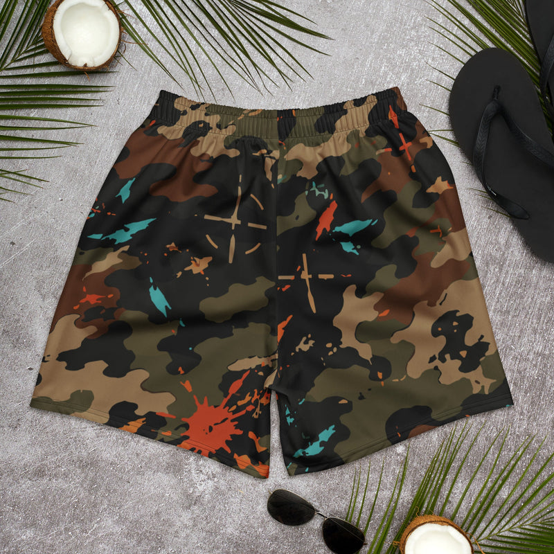 Friendly Fire Team Kill CAMO Unisex Athletic Long Shorts