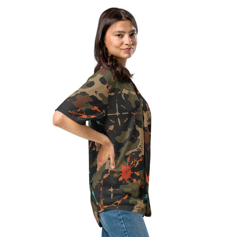 Friendly Fire Team Kill CAMO Unisex Baseball Jersey