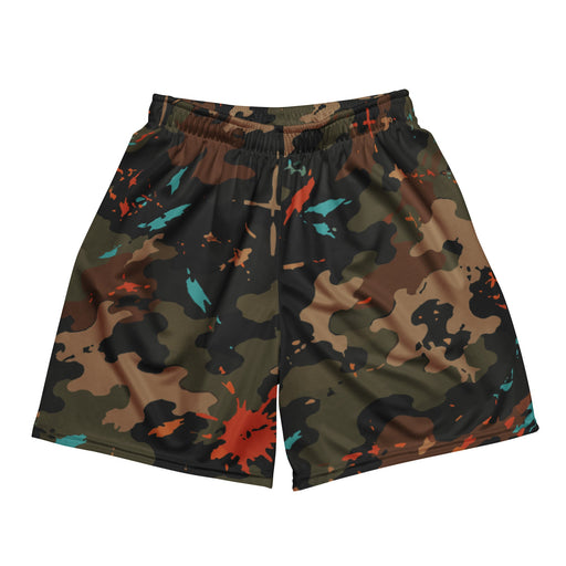 Friendly Fire Team Kill CAMO Unisex Mesh Shorts - 2XS