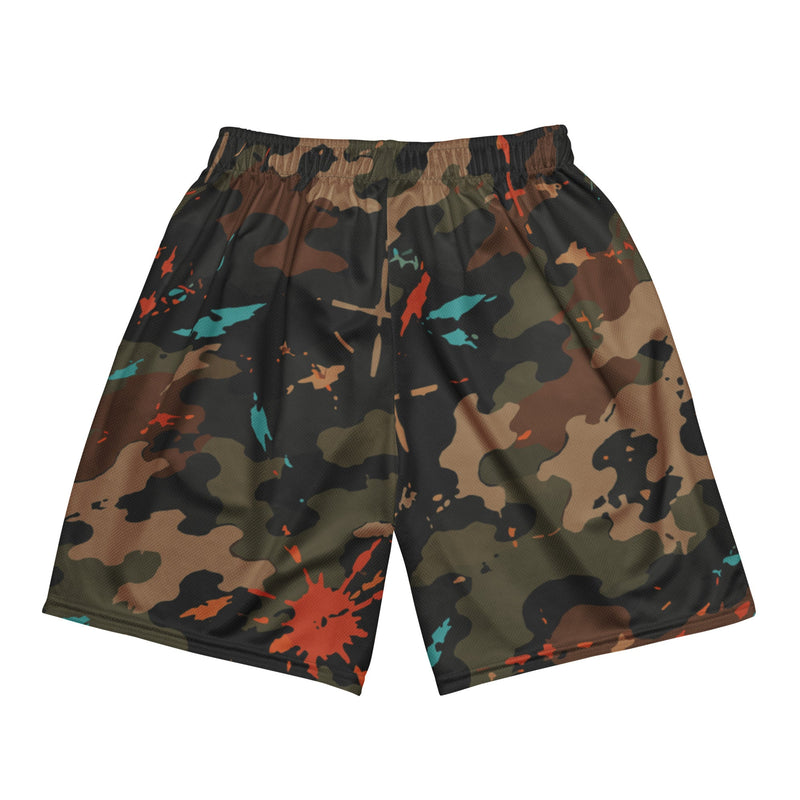 Friendly Fire Team Kill CAMO Unisex Mesh Shorts