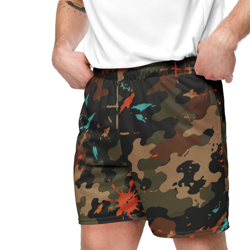 Friendly Fire Team Kill CAMO Unisex Mesh Shorts