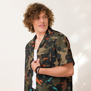 Friendly Fire Team Kill CAMO Unisex Short-Sleeve Button Shirt - Button-Up