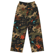 Friendly Fire Team Kill CAMO Unisex Wide-Leg Leisure Pants - 2XS - Pant