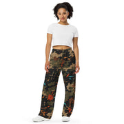 Friendly Fire Team Kill CAMO Unisex Wide-Leg Leisure Pants - Pant