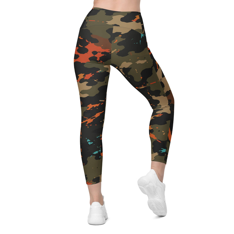 Friendly Fire Team Kill CAMO Womens Leggings with Pockets - Women