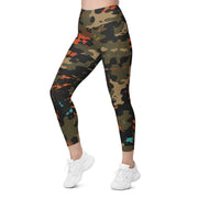 Friendly Fire Team Kill CAMO Womens Leggings with Pockets - Women
