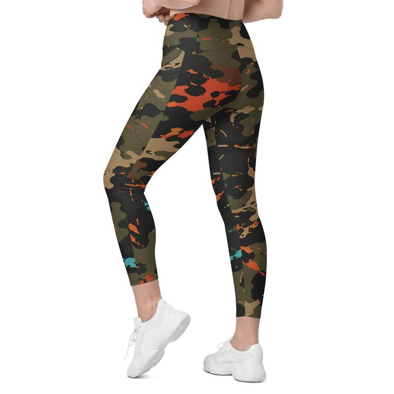 Friendly Fire Team Kill CAMO Womens Leggings with Pockets - Women